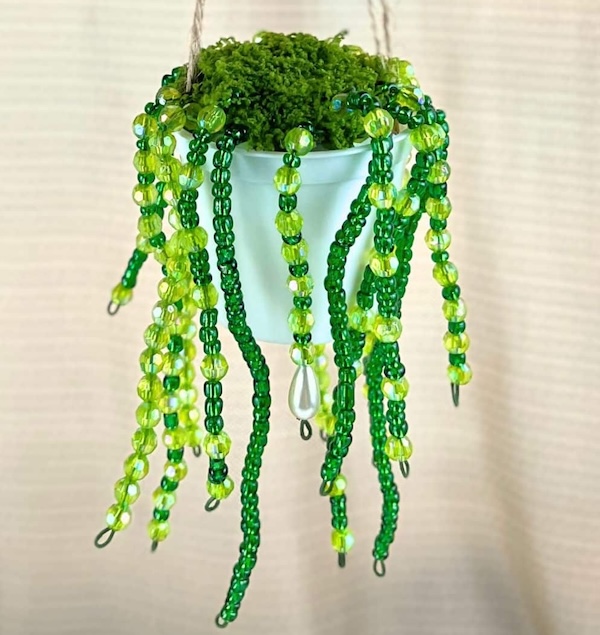 Meet & Make: Beaded Plant Suncatcher + Macramé Hanger