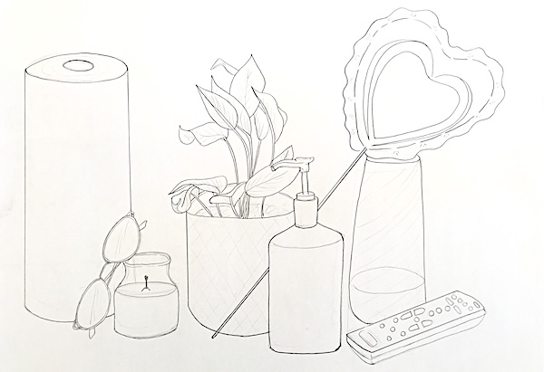 3-Part Intro to Drawing Workshop: Composition, Measuring, and Negative Space