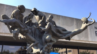 Barney Bright Sculptures in New Albany: A Walking Tour Appreciation