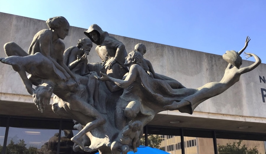 Barney Bright Sculptures in New Albany: A Walking Tour Appreciation